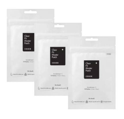 COSRX - Set de patchs anti-boutons Clear Fit Master Patch, 10 pièces - Patch pour les boutons