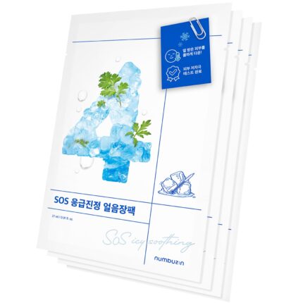 Numbuzin - No.4 Icy Soothing Sheet Mask - 27 ml