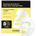 COSRX – Advanced Snail Mucin Glass Glow Hydrogel Face Mask 1 EA - 34g