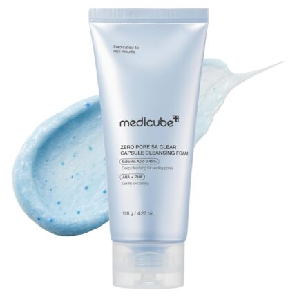 Medicube - Zero Pore SA Clear Capsule Cleansing Foam - Mousse nettoyante - 120g
