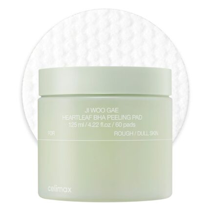 Celimax - JIWOOGAE Heartleaf BHA Peeling Pad - Disques exfoliants - 60pads