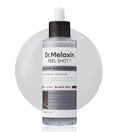 Dr.Melaxin - Peel Shot Exfoliating Black Rice Ampoule - 80ml
