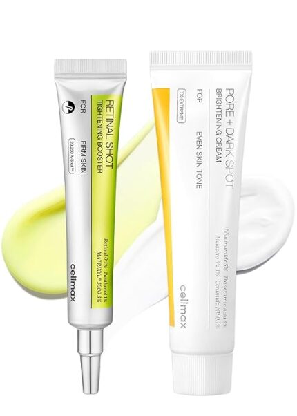 Celimax - The Vita Retinal Booster + Pore Dark Spot Cream - Sérum et Crème visage - Exclusive Kit