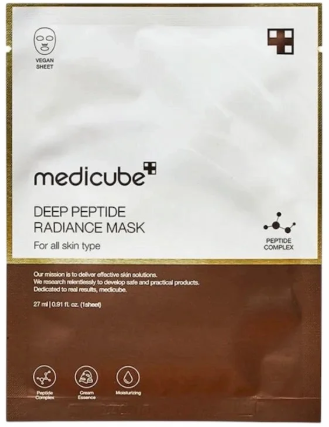 Medicube - Deep Peptide Radiance Mask - Masque Visage - 27ml