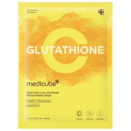 Medicube - Deep Vita C Glutathione Brightening Mask - Masque Visage -27ml