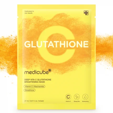Medicube - Deep Vita C Glutathione Brightening Mask - Masque Visage -27ml