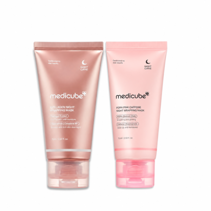 Medicube - Pink Glow Wrapping Mask Duo - Masque visage - Exclusive Kit