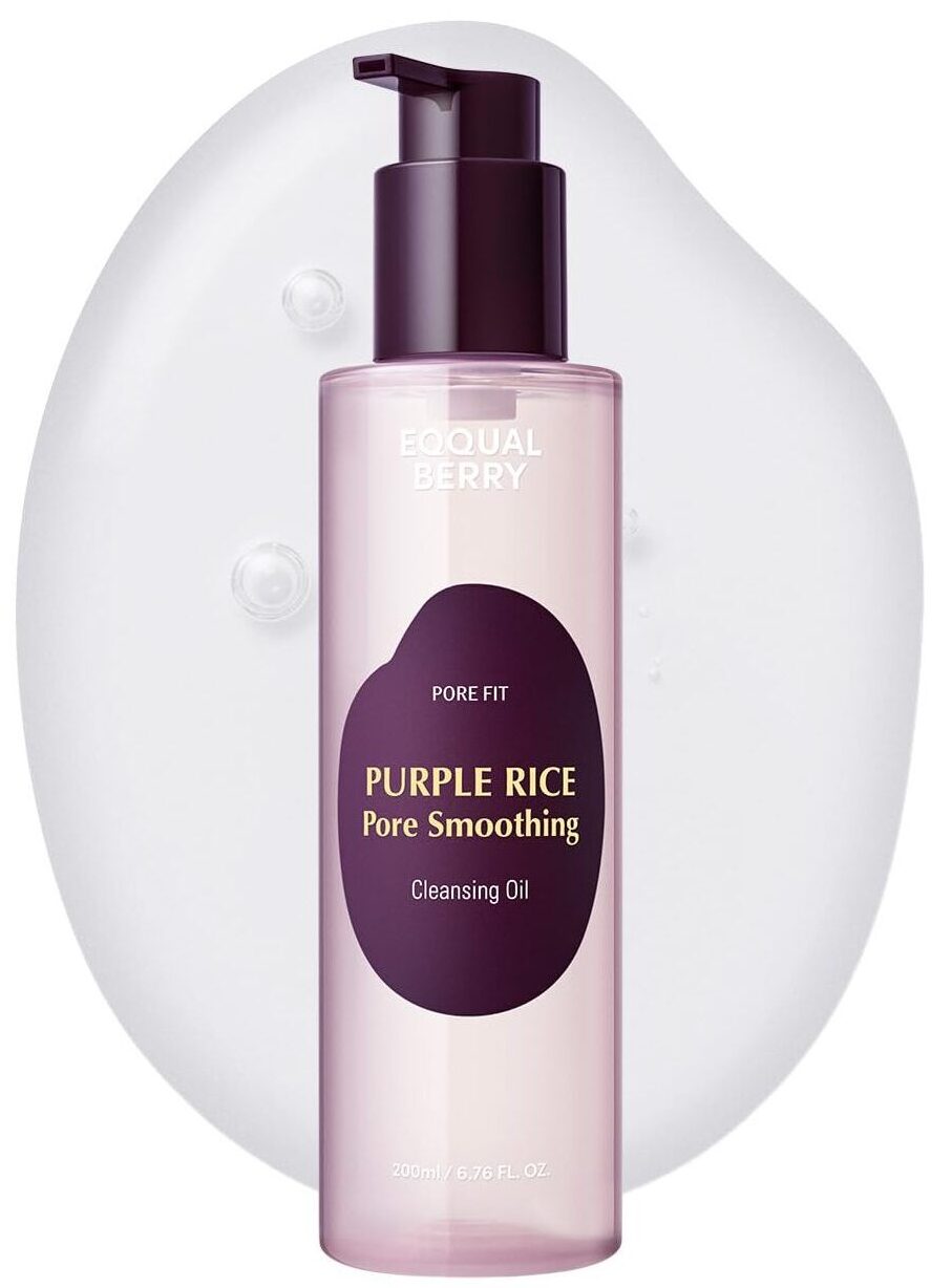 EQQUALBERRY - Purple Rice Pore Smoothing Cleansing Oil - Huile nettoyante - 200 ml