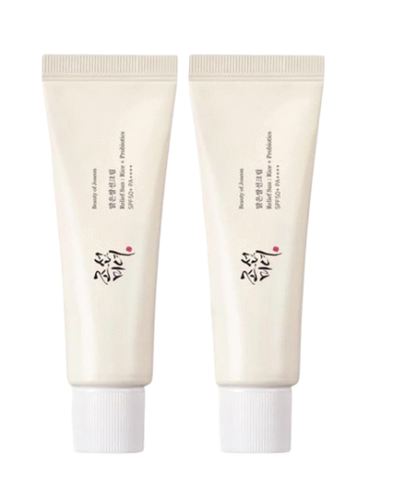 Beauty of Joseon – Relief Sun : Rice + Probiotics Pack de 2 – Exclusive kit – Ecran solaire