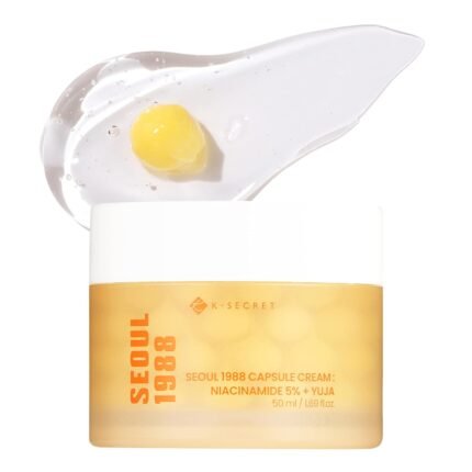 K-SECRET- SEOUL 1988 Capsule Cream : Niacinamide 5% + Yuja - Crème Visage – 50ml