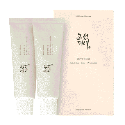 Beauty of Joseon – Relief Sun : Rice + Probiotics Pack de 2 – Exclusive kit – Ecran solaire