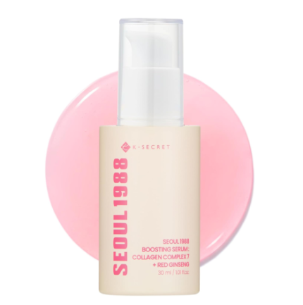 K-SECRET- SEOUL 1988 Boosting Serum : Collagen Complex 7 + Red Ginseng 3 - 30ml