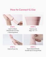 Medicube - Mini Booster Pro Plus Cleansing Device Set 2-in-1 - Brosse nettoyante pour visage édition rose – Image 2