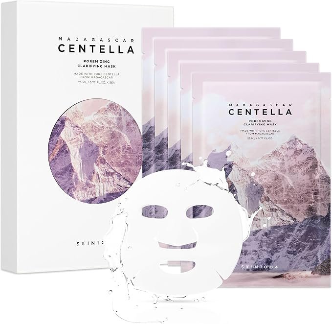 71wh5DzlyoL._AC_SX679_ SKIN1004 -Madagascar Centella Poremizing Clarifying Mask – Masque en feuille - 5 pièces – Image 1