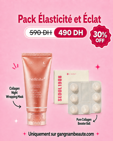 Pack Elasticité et Eclat - Collagen Night Wrapping Mask + Pure Collagen Booster Ball - Exclusive Kit