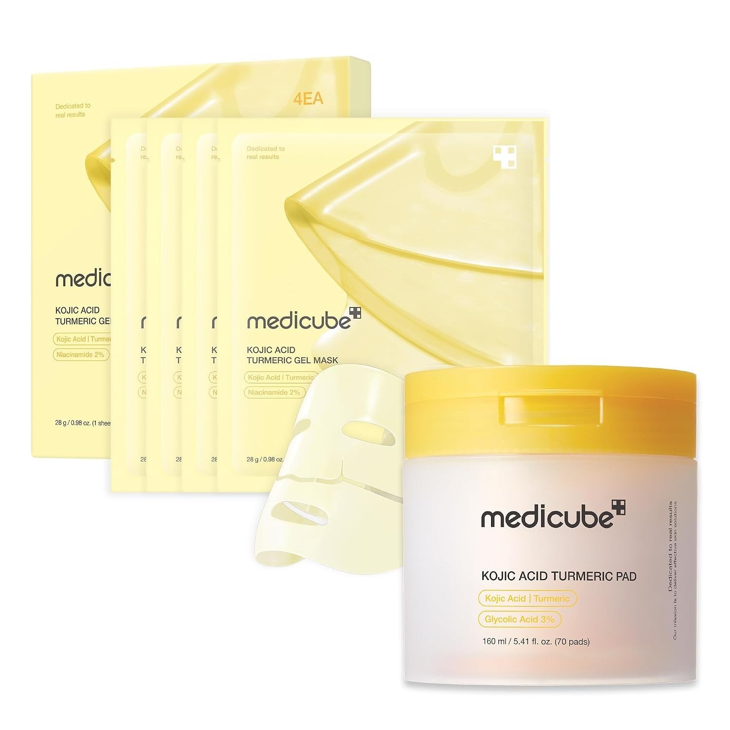 WhatsApp Image 2026-08-20 at 16.58.49 Medicube – Day & Night Kojic Acid Duo – Masque et disques éclaircissants pour visage – Exclusive Kit – Image 1