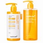 Medicube – Kojic Brightening Body Care Duo– Sérum exfoliant et gel douche  – Exclusive Kit