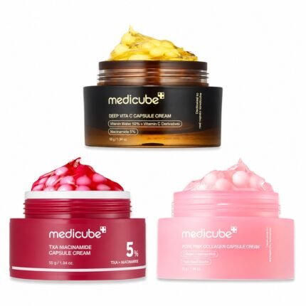 Medicube – Capsule Cream Trio – Crème pour visage – Exclusive Kit