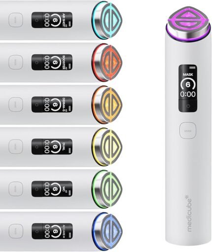 Medicube – AGE-R Booster Pro X2 Machine blanc Edition – Appareil anti-âge multifonction 7 en 1