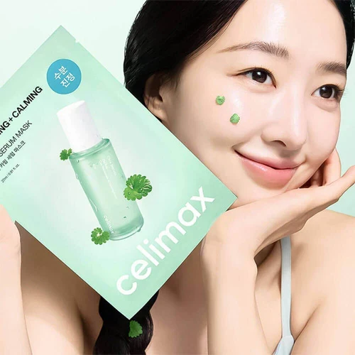 Celimax - The Real Cica Calming Serum Mask - Masque Visage – 27ml – Image 3