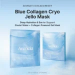 Arencia - Blue Collagen Cryo Jello Mask - Masque Visage – 35g – Image 4