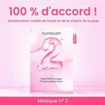 Numbuzin - No.2 Rose PDRN Collagen Plumping Sheet Mask – Masque pour visage – 4 pièces – Image 5