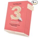 Numbuzin – NO.3 Tingle-pore Softening Sheet Mask – 5 pièces