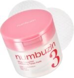 Numbuzin – NO.3 Bifida Bakuchiol Exfoliating Toner Pads - Disques exfoliants – 190 ml