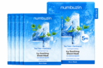 Numbuzin – NO.4 Icy Soothing Sheet Mask – Masque pour visage – 4 pièces