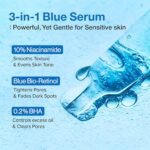 Numbuzin - NO.3 Blue Bio-Retinol Pore Refining Serum -  Sérum visage – 30ml – Image 2
