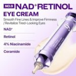 Numbuzin - NO.9 NAD+ Retinol Volumetox Eye Cream - Crème yeux – 10ml – Image 2