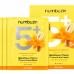 Numbuzin – NO.5+ Glutatione Vitamin Concentrated Mask – 5 pièces